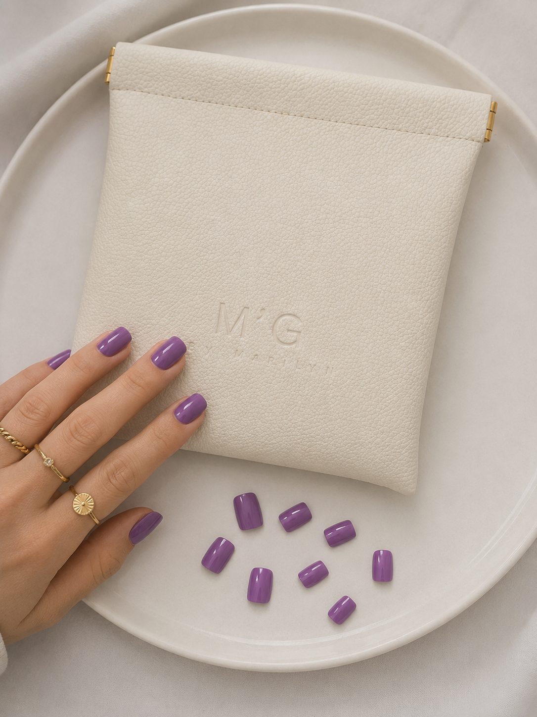 Brume Mauve - Press on nails