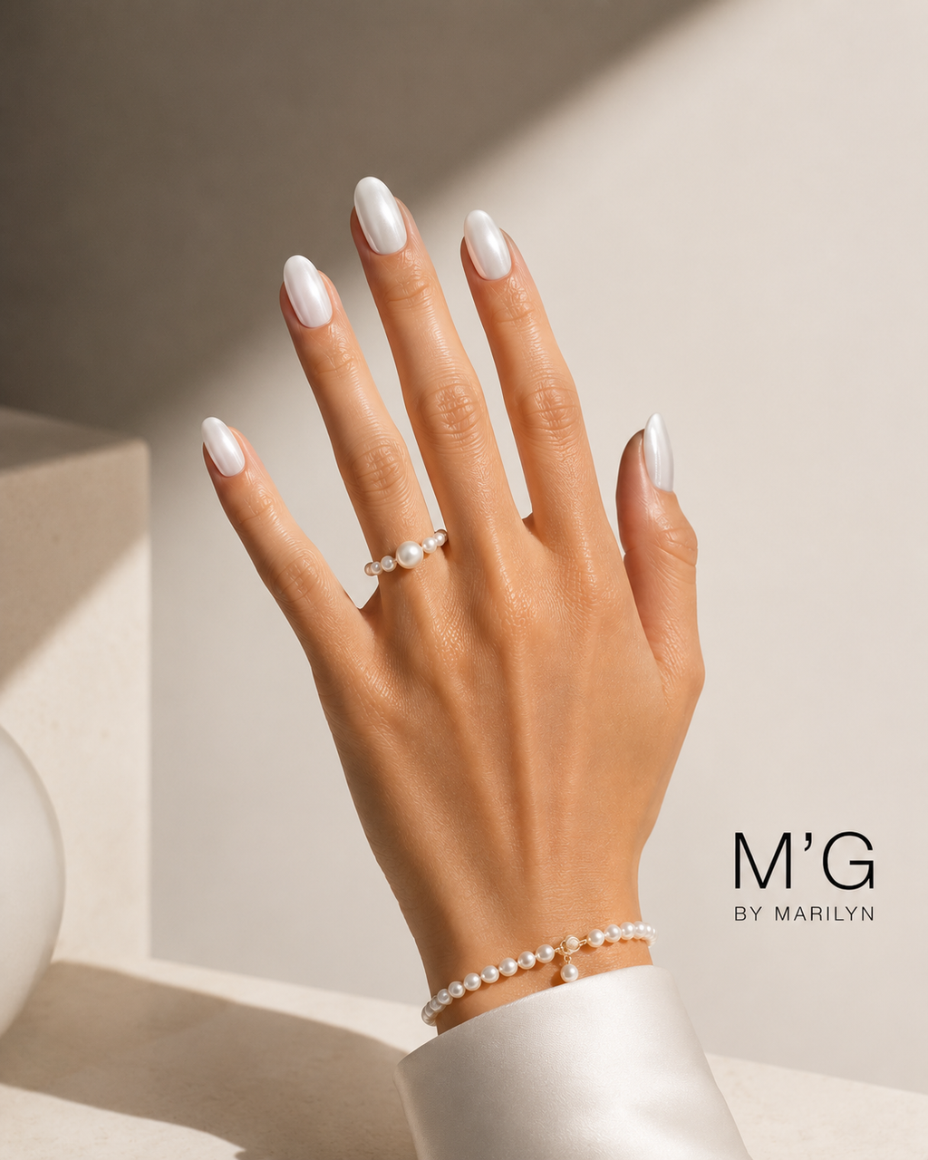 Blanc de Rivoli - Press on nails
