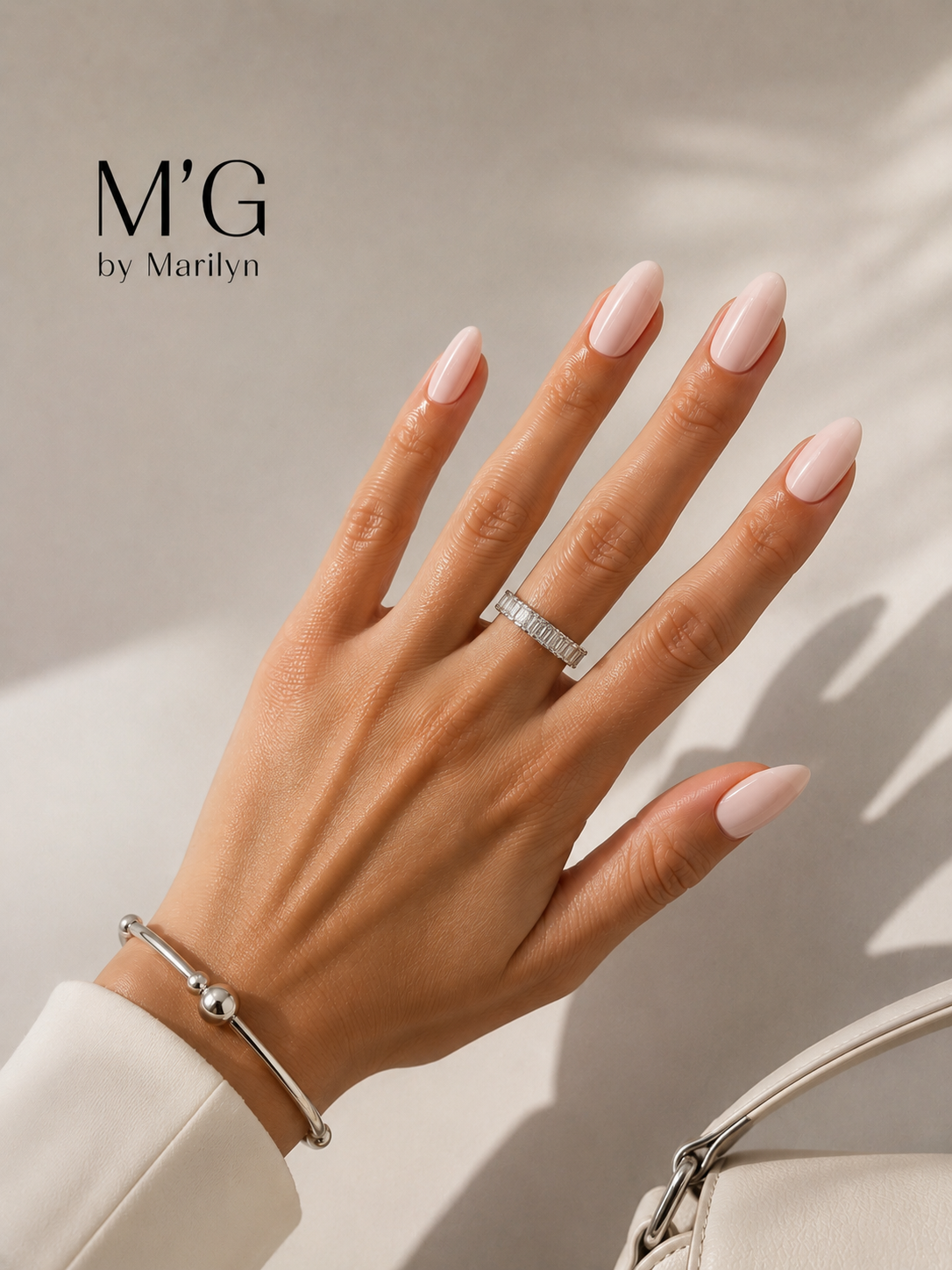 Nude Rosé - Press on Nails
