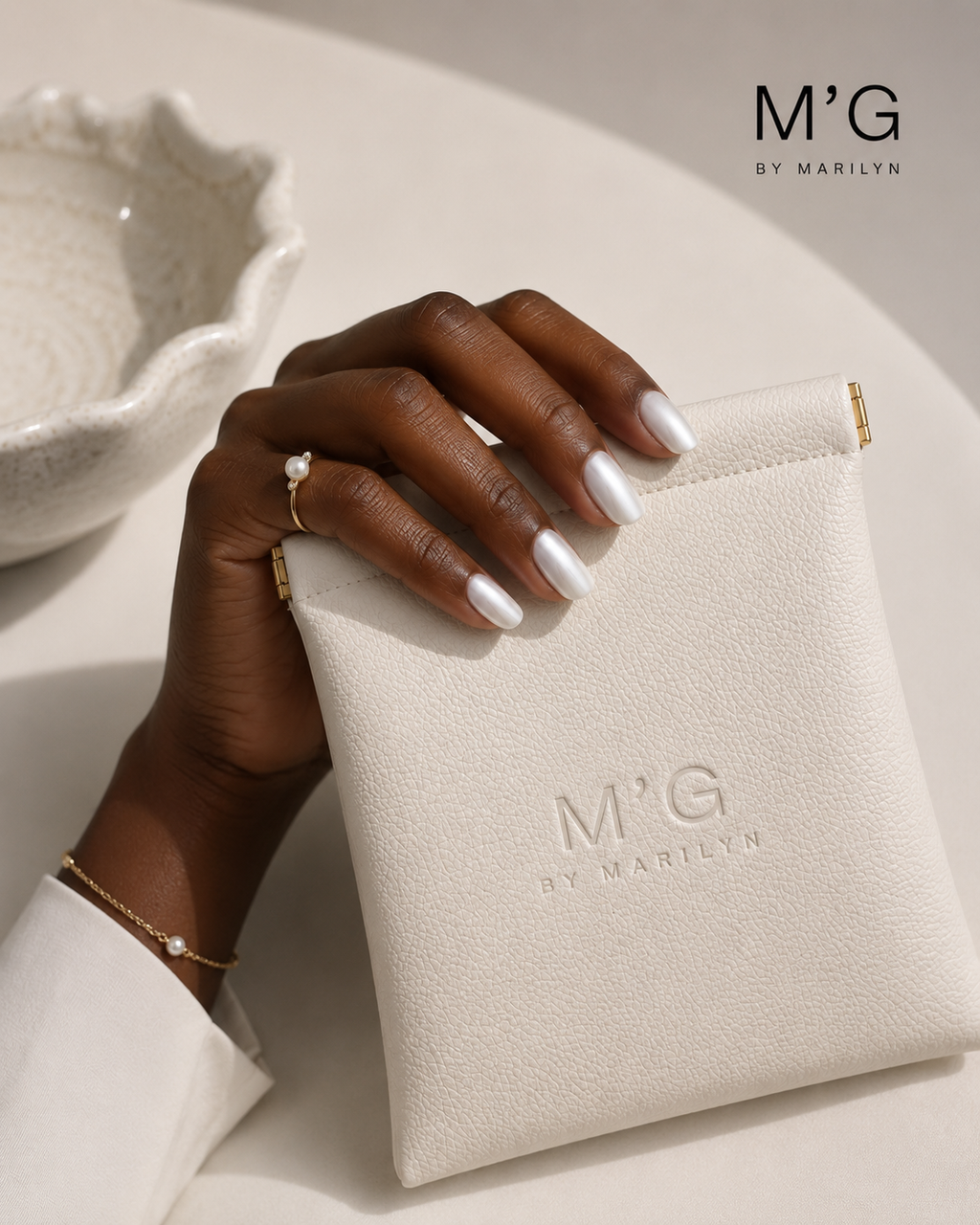Blanc de Rivoli - Press on nails